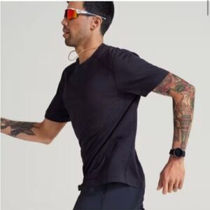 NWT Allbirds Allgood Organic Cotton Tee Natural Black Size XS